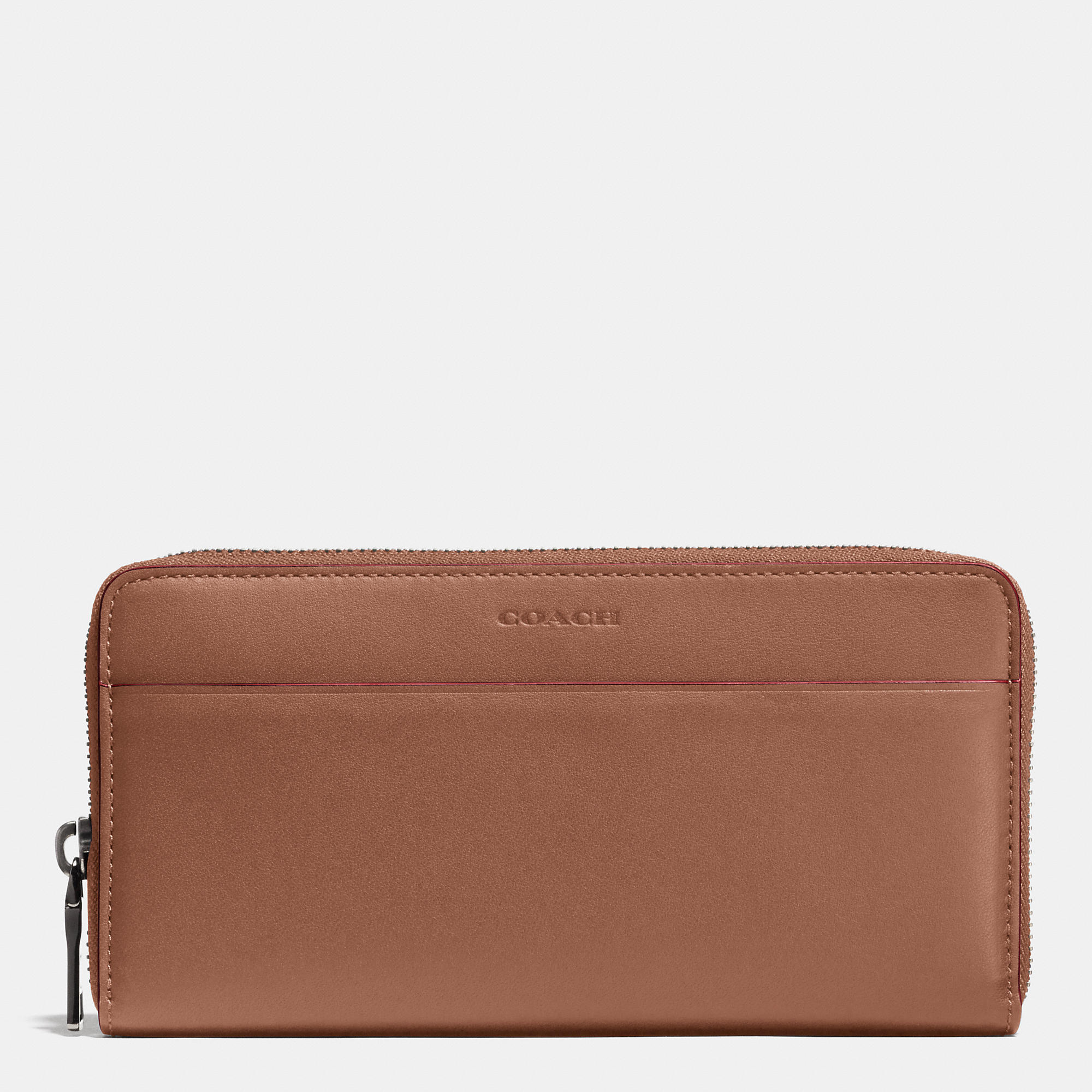 Causual Coach Accordion Zip Wallet In Glovetanned Leather | Women